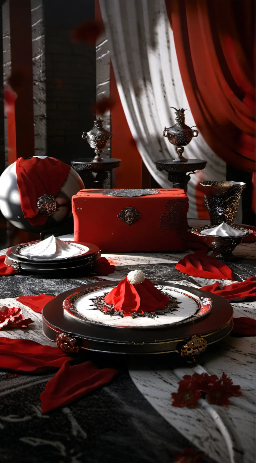 ai character: Table background