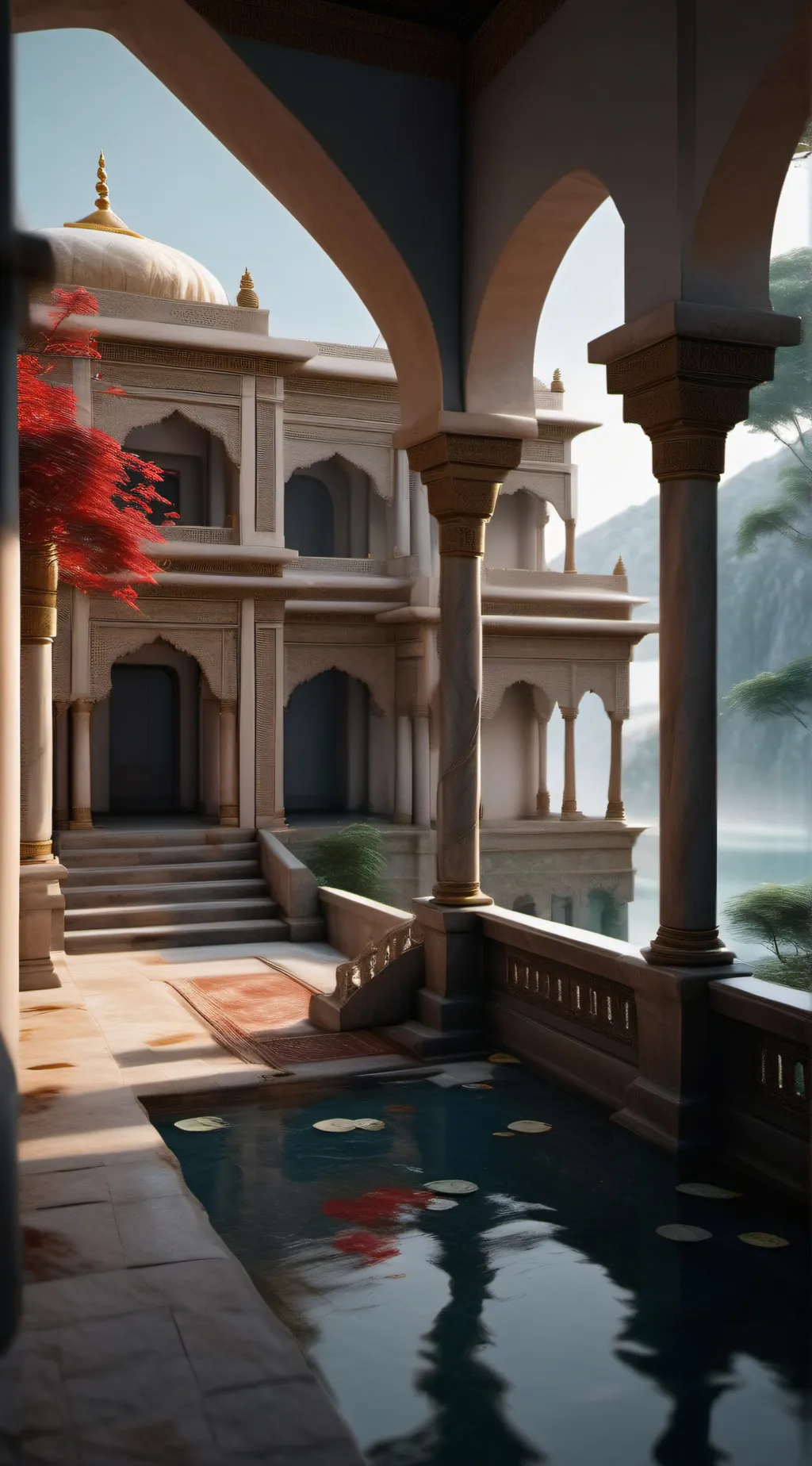 ai character: Mythical world background