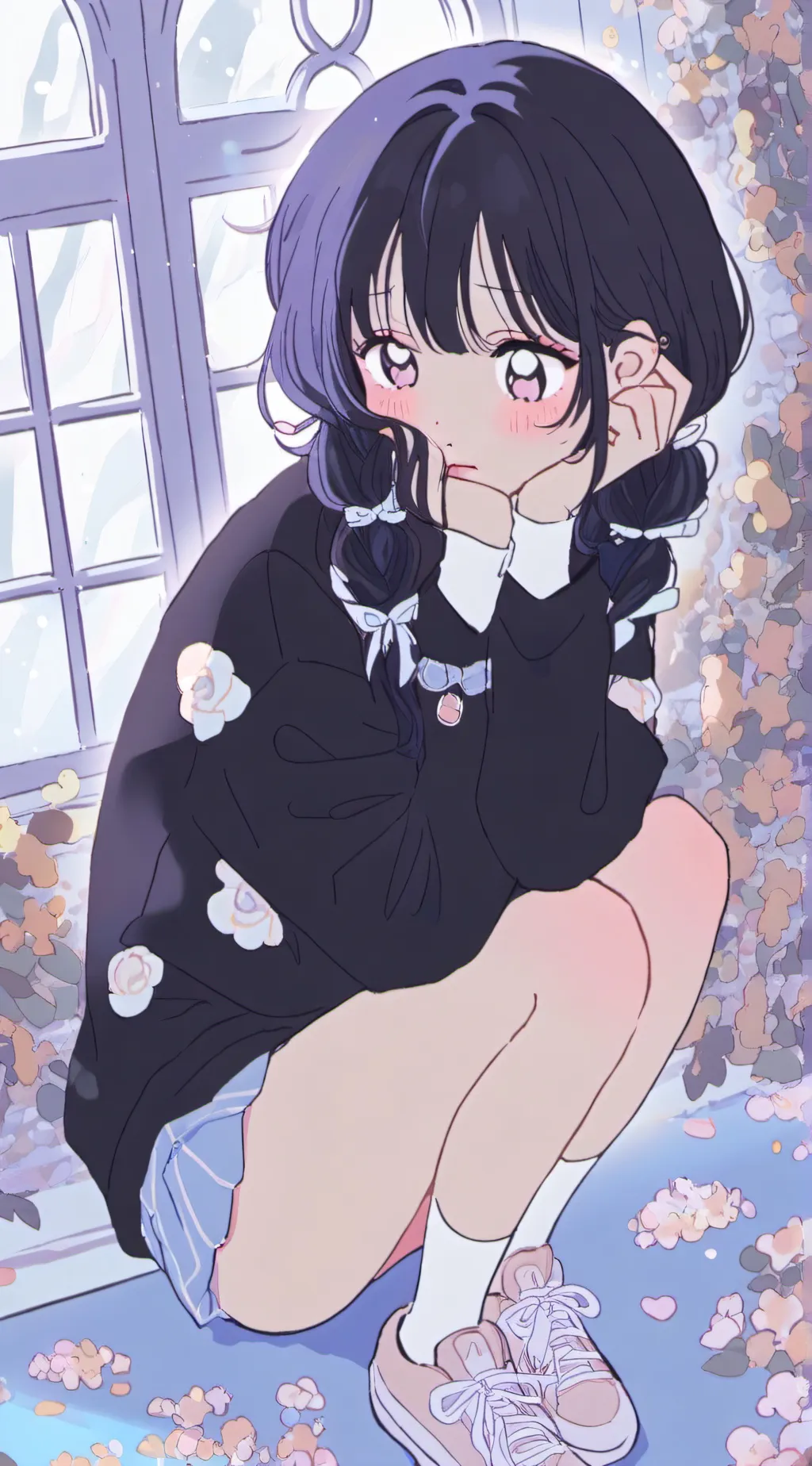 ai character: ◇Evelyn◇ background