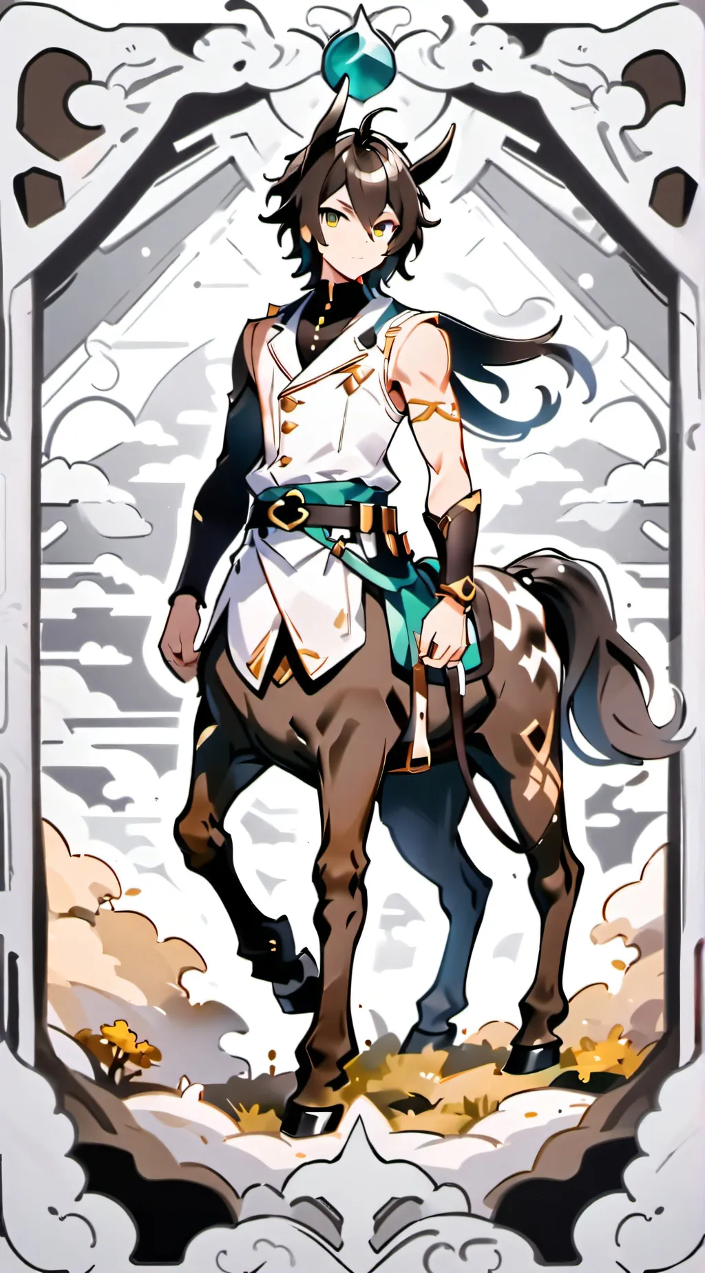 ai character: Kale background