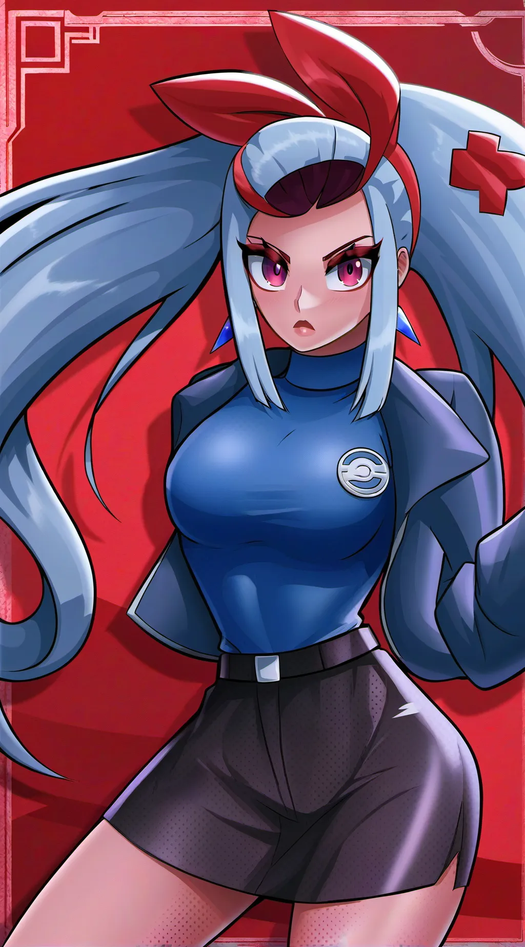 ai character: bodypart girl background