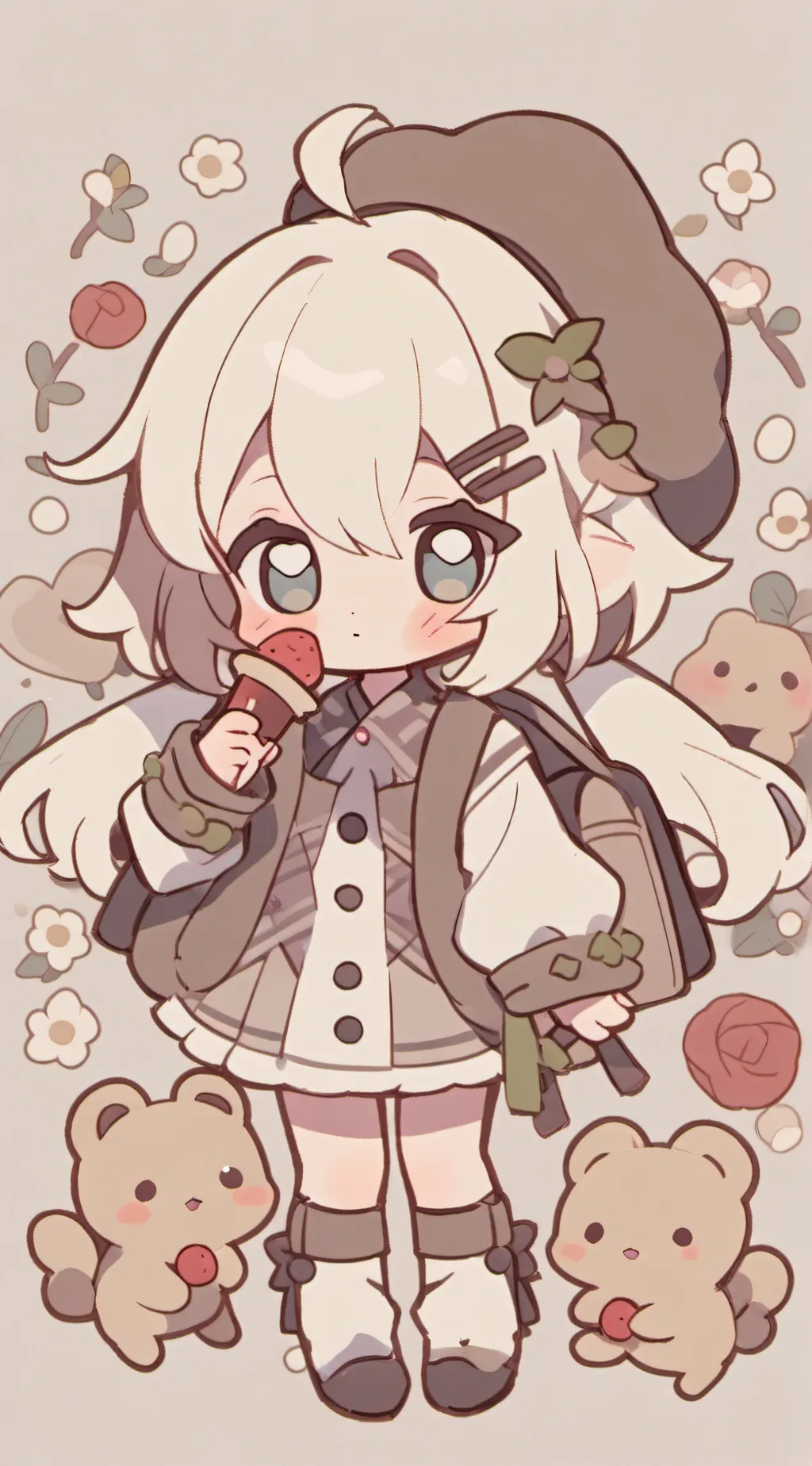 ai character: Julieta ;⁠-⁠) background