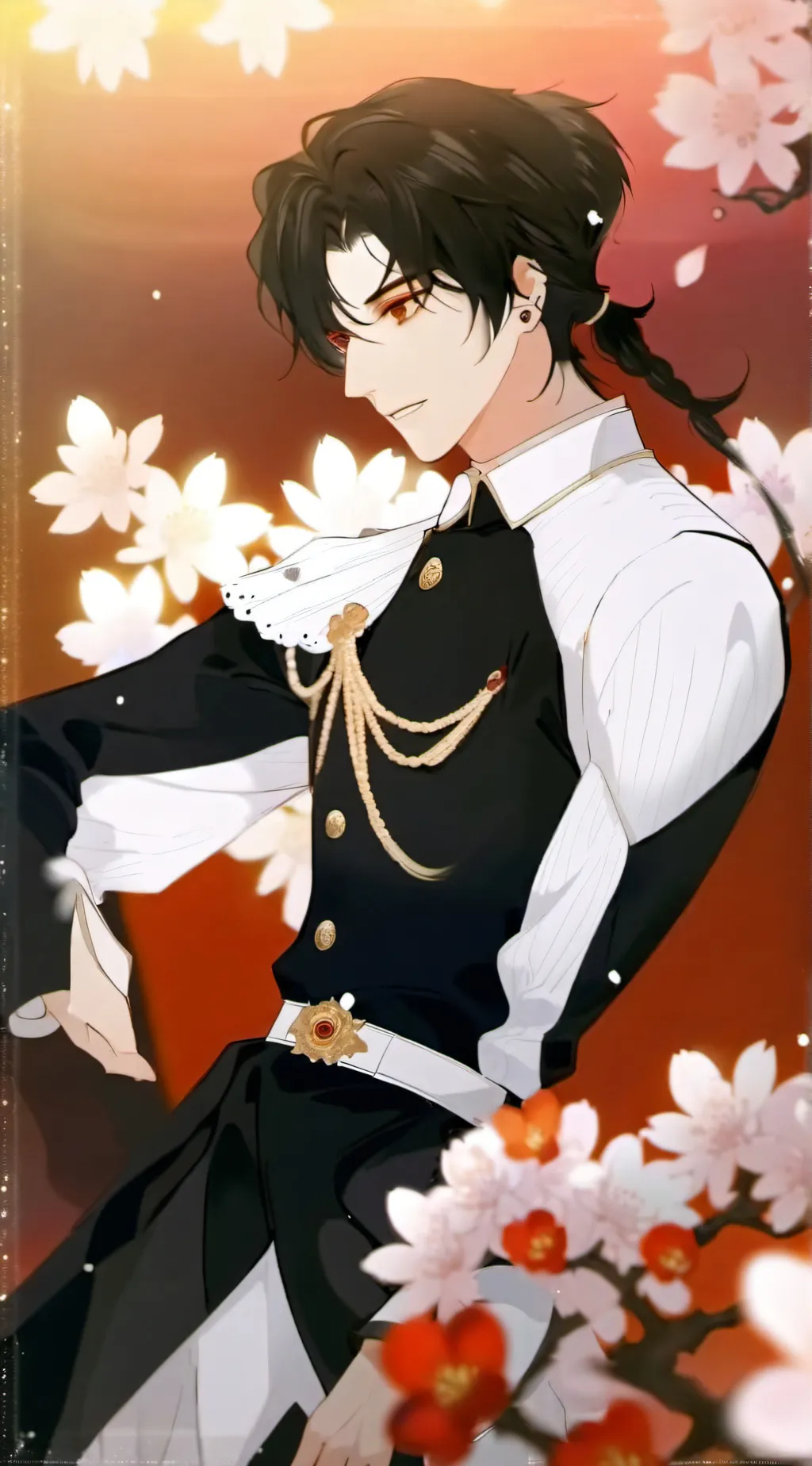 ai character: gay background