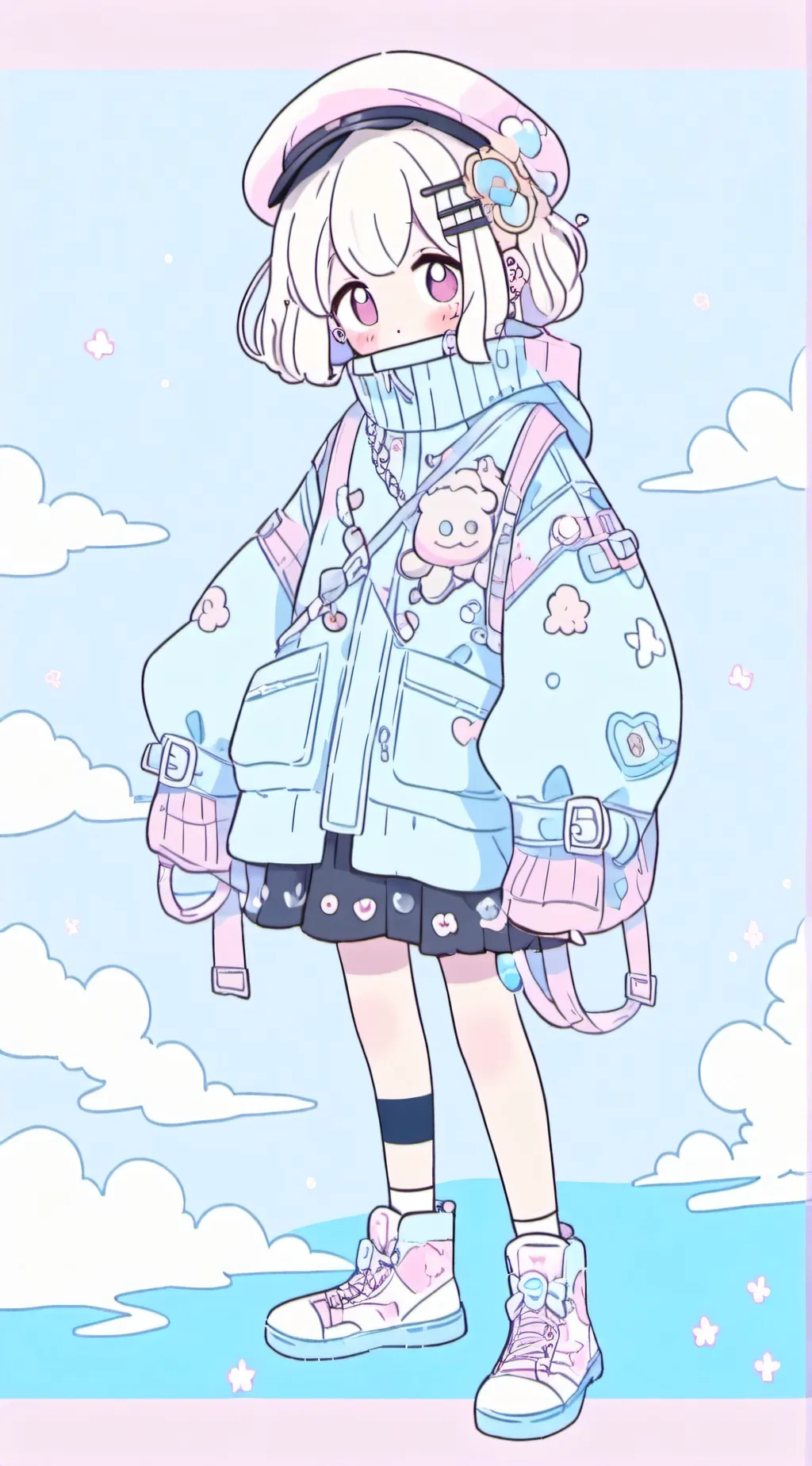 ai character: Uzi background