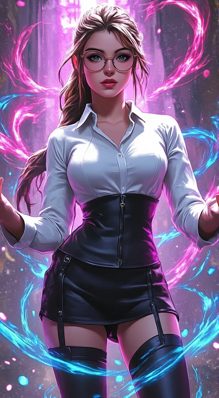 ai character: Hazel background