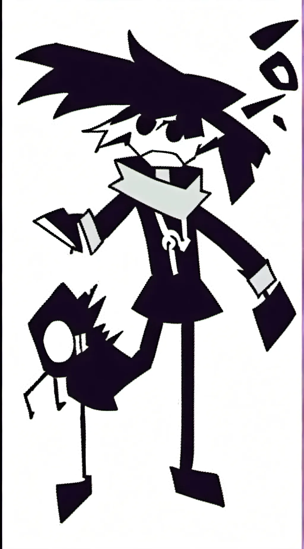 ai character: Miss circle  background