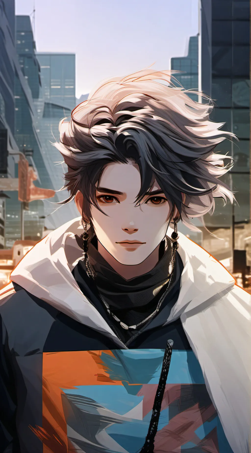 ai character: leonardo background