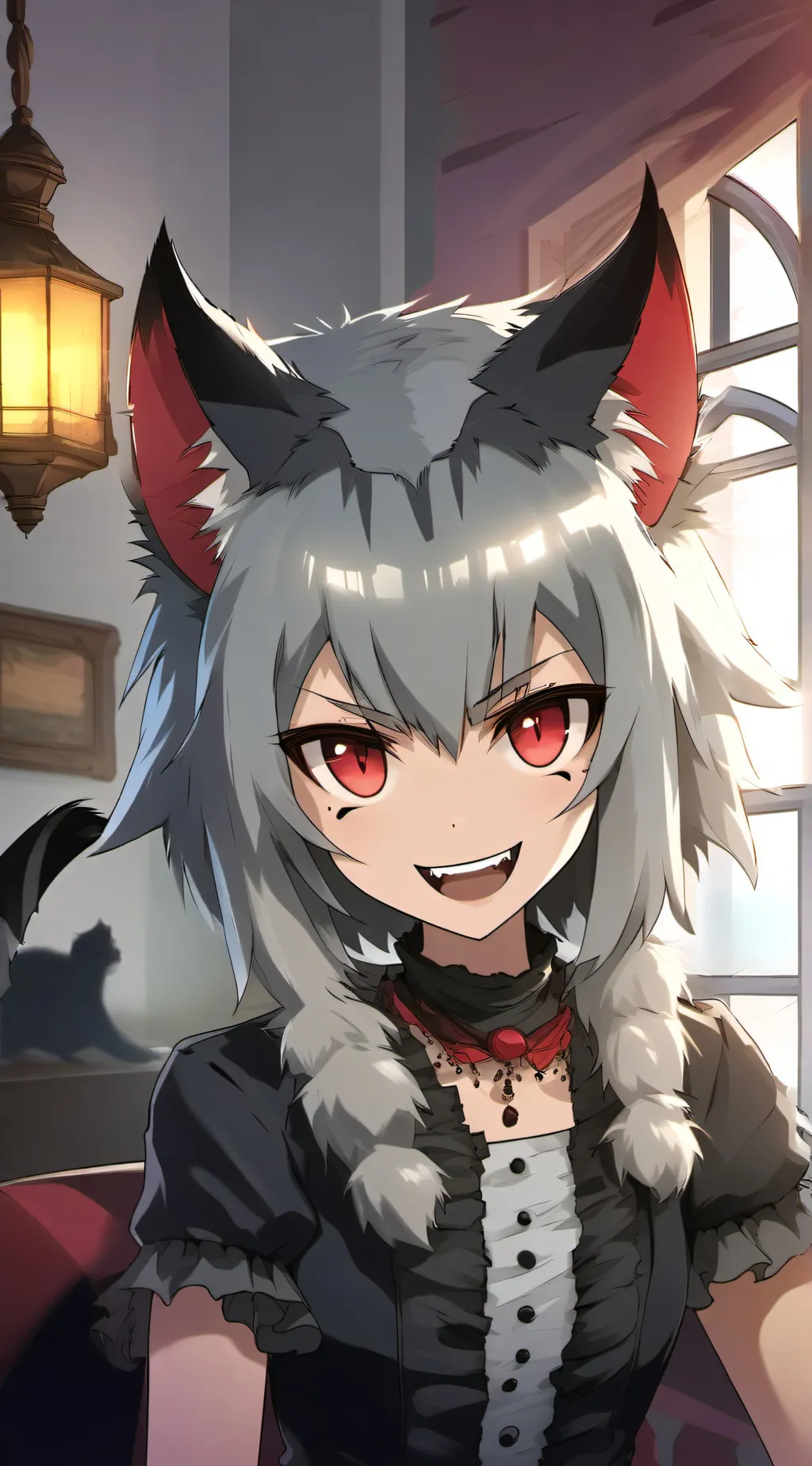 ai character: Vampira Felina background