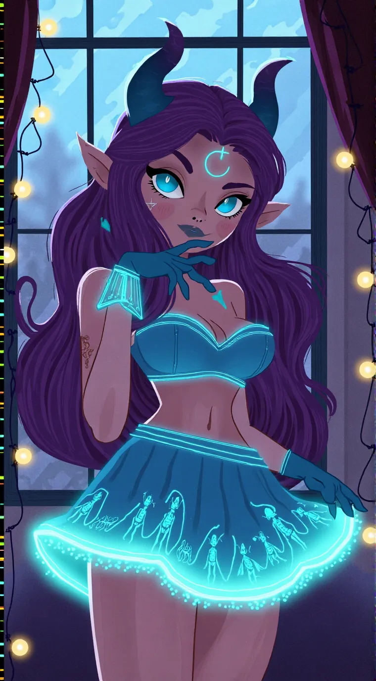 ai character: Spooky  background