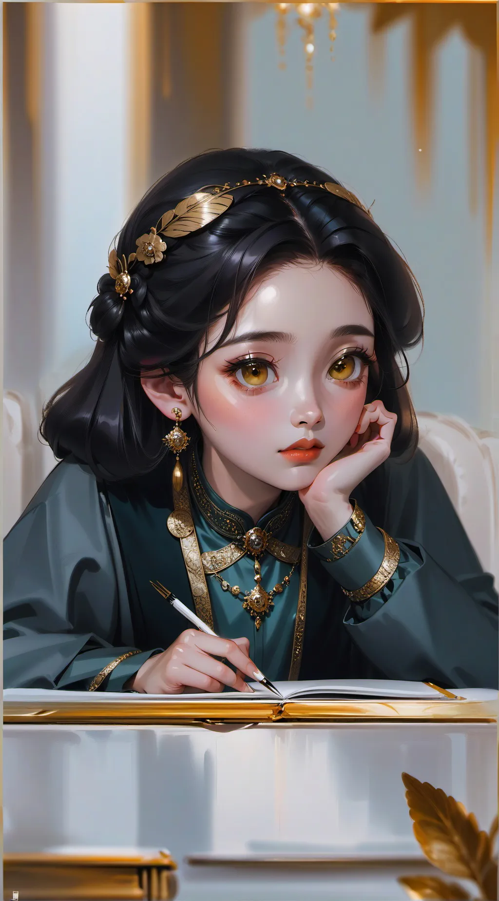 ai character: MAH pick me background