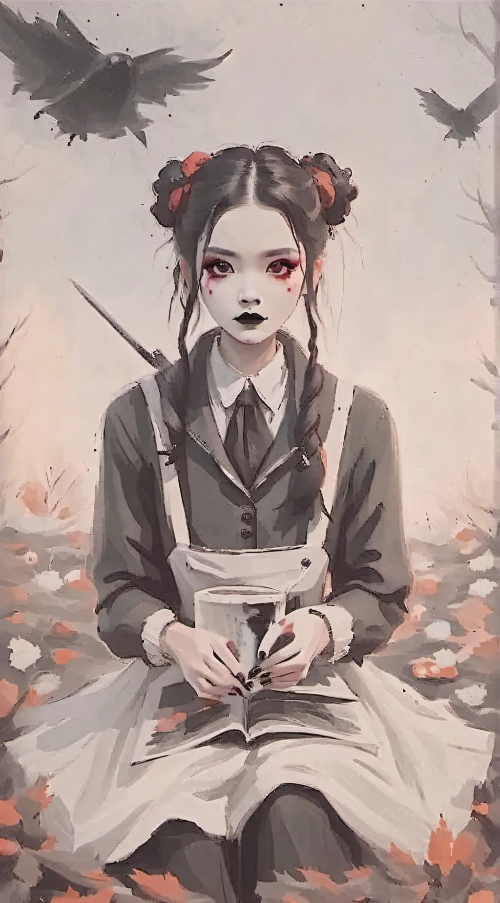 ai character: leah background