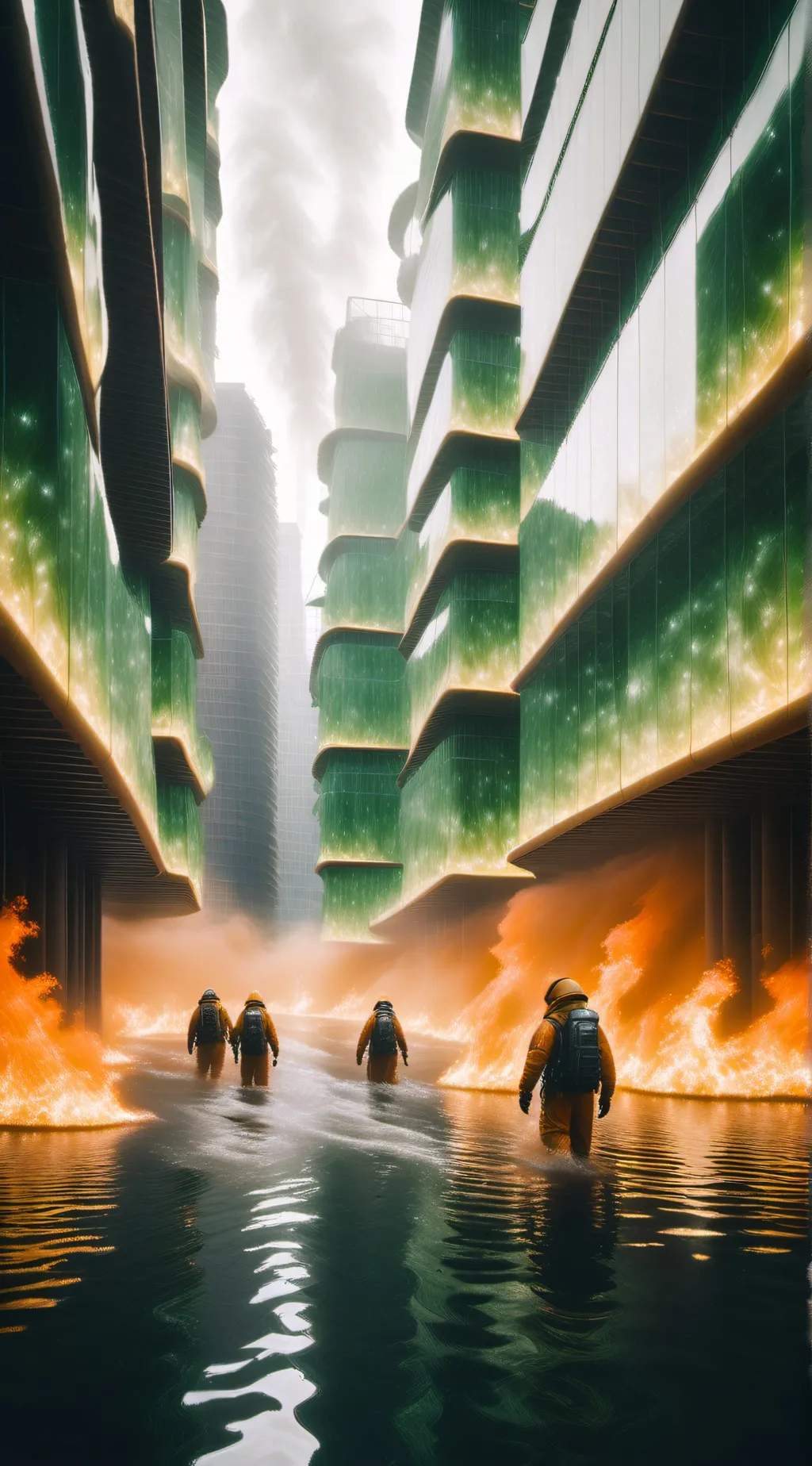 ai character: car crash  background