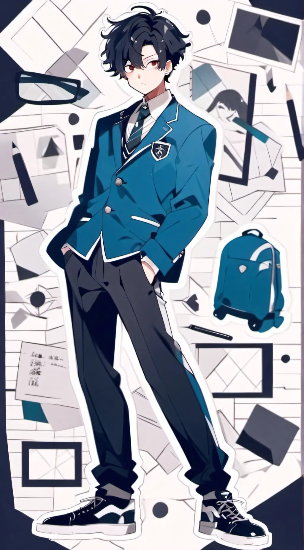 ai character: Jake (School bully background