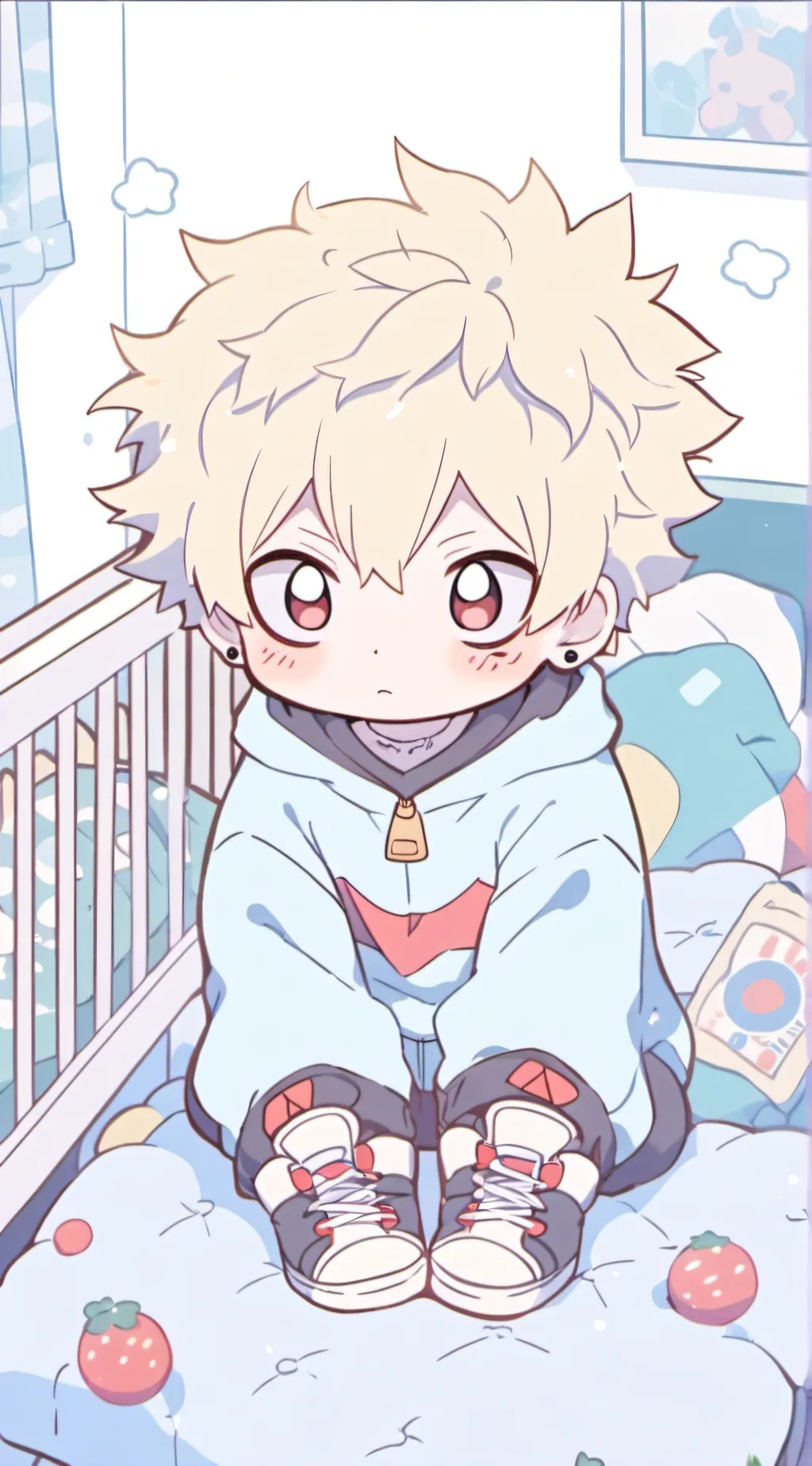 ai character: Mha baby  background