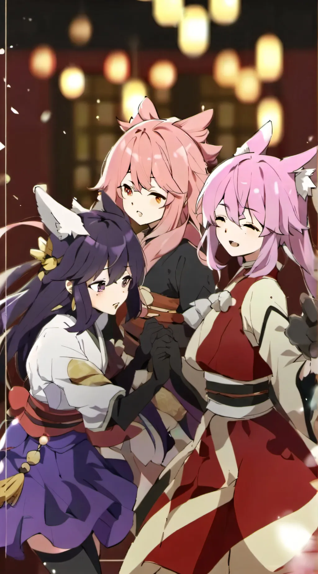 ai character: 缪 background