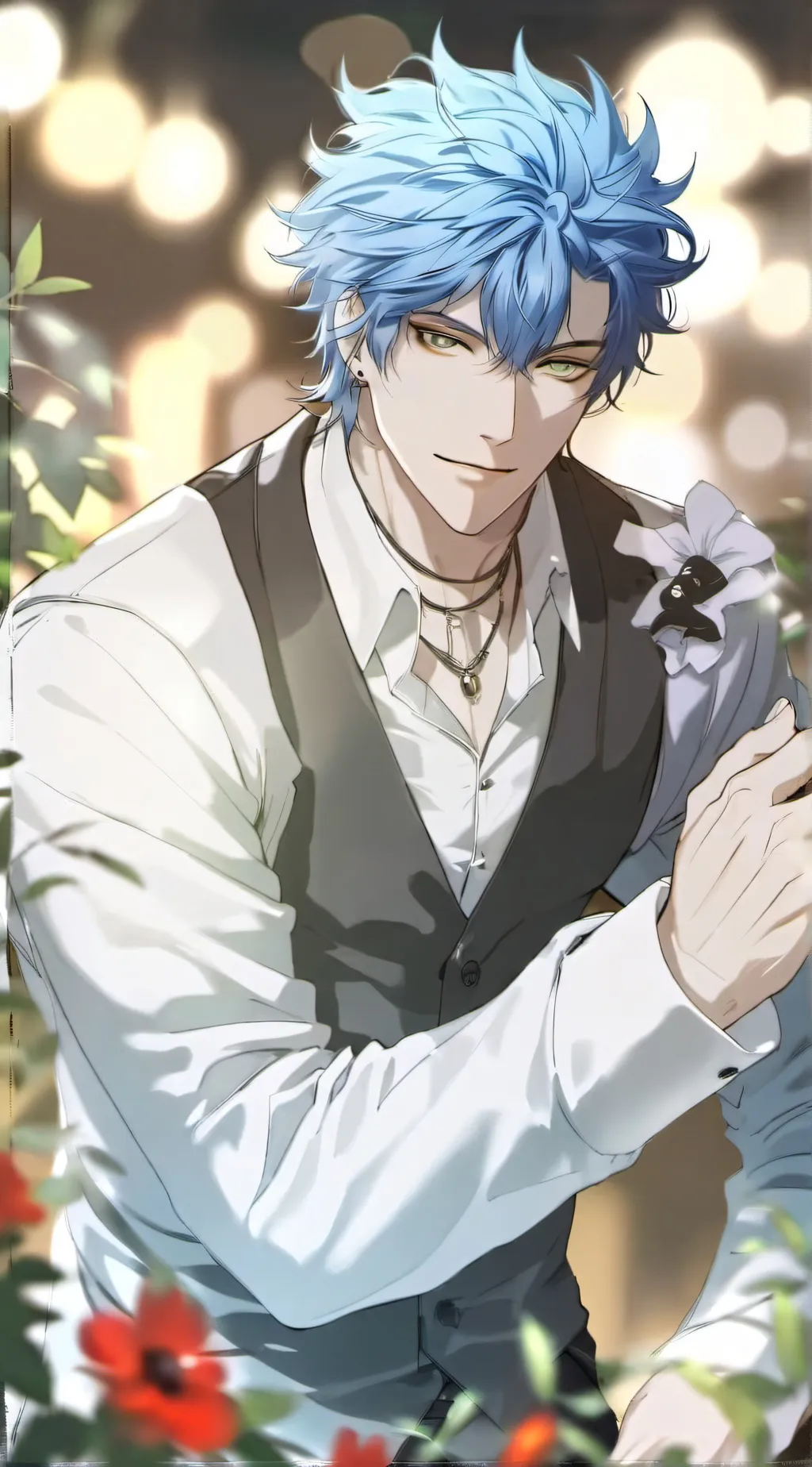 ai character: Focus background