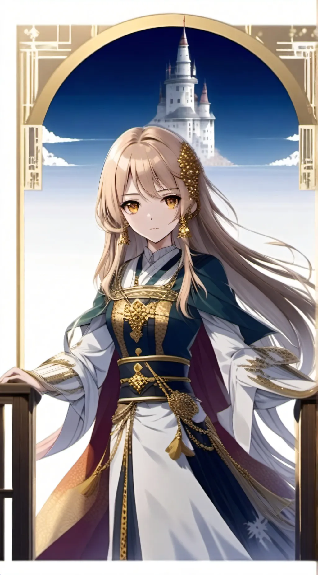 ai character: Princess Jennifer  background