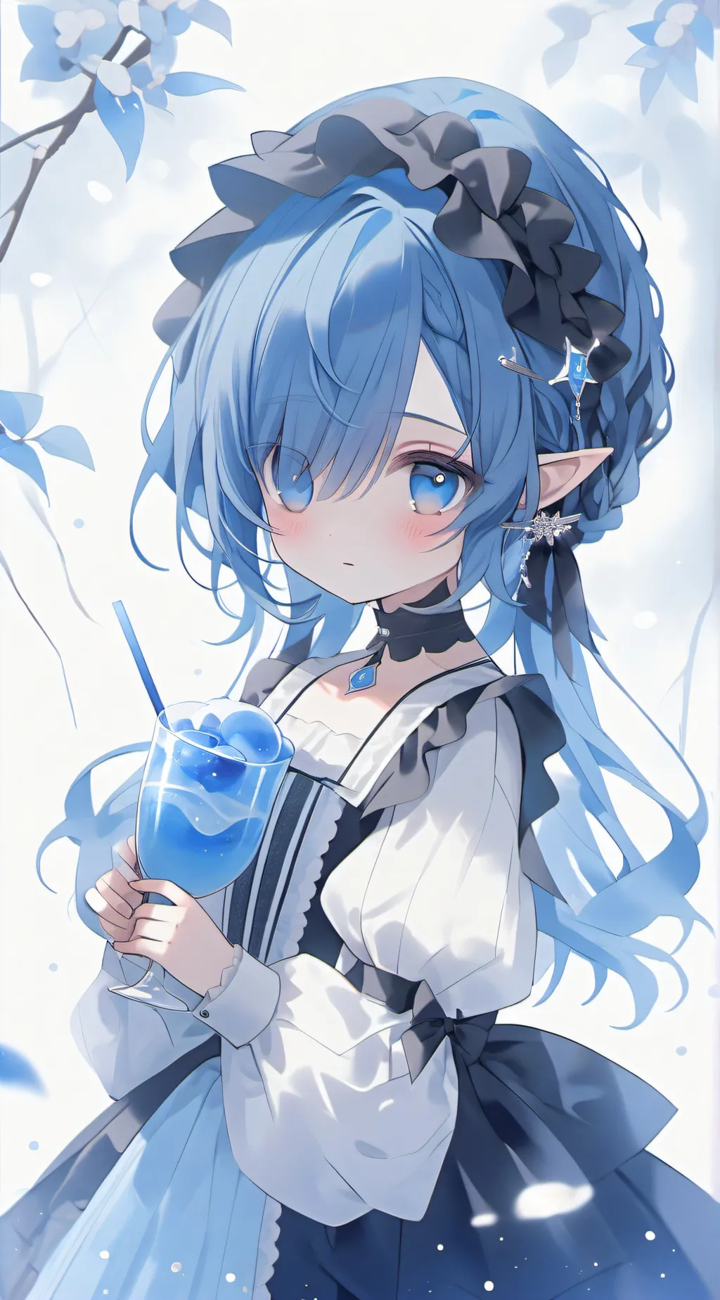 ai character: Aoi Akamine background