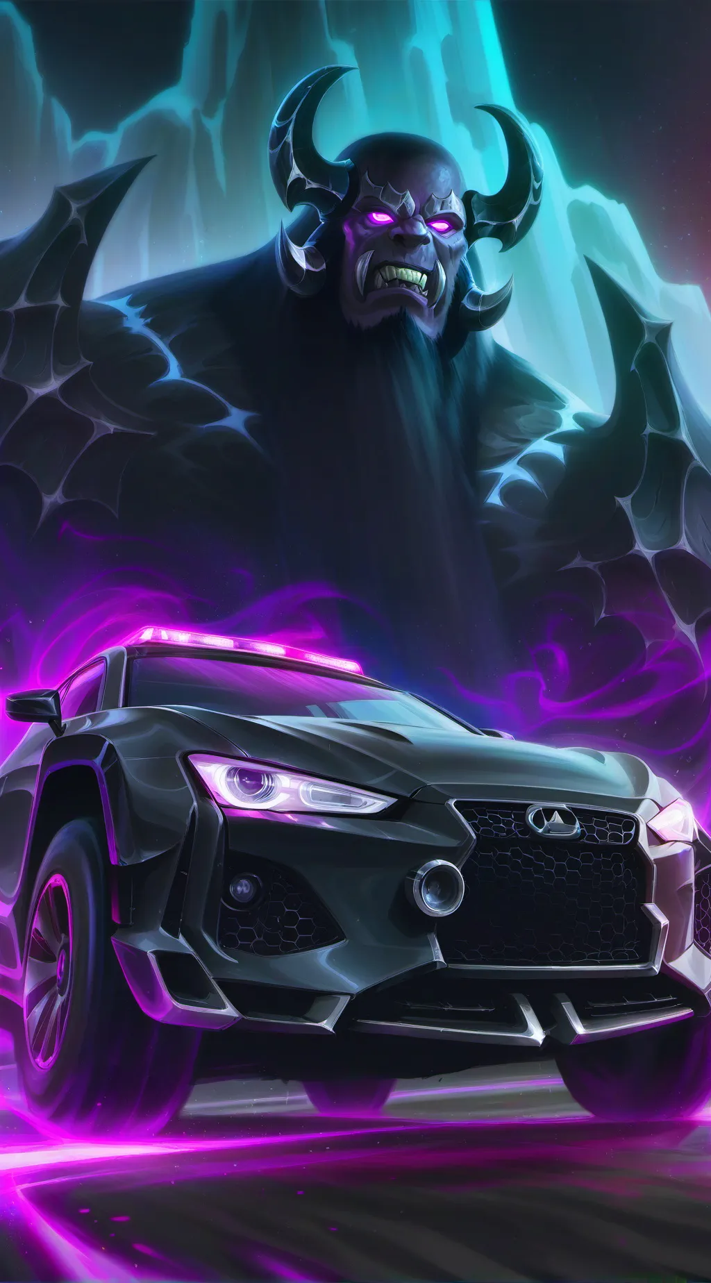 ai character: Void background