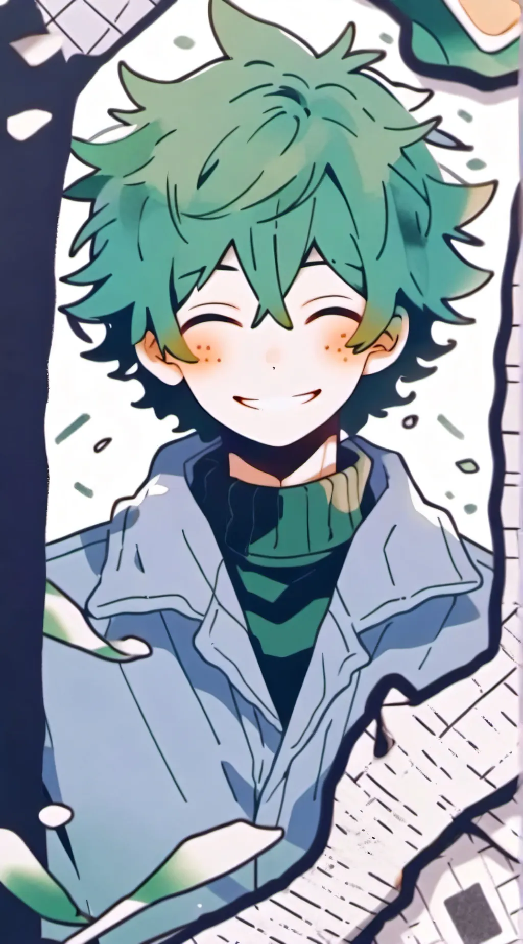 ai character: Izuku Midoriya background