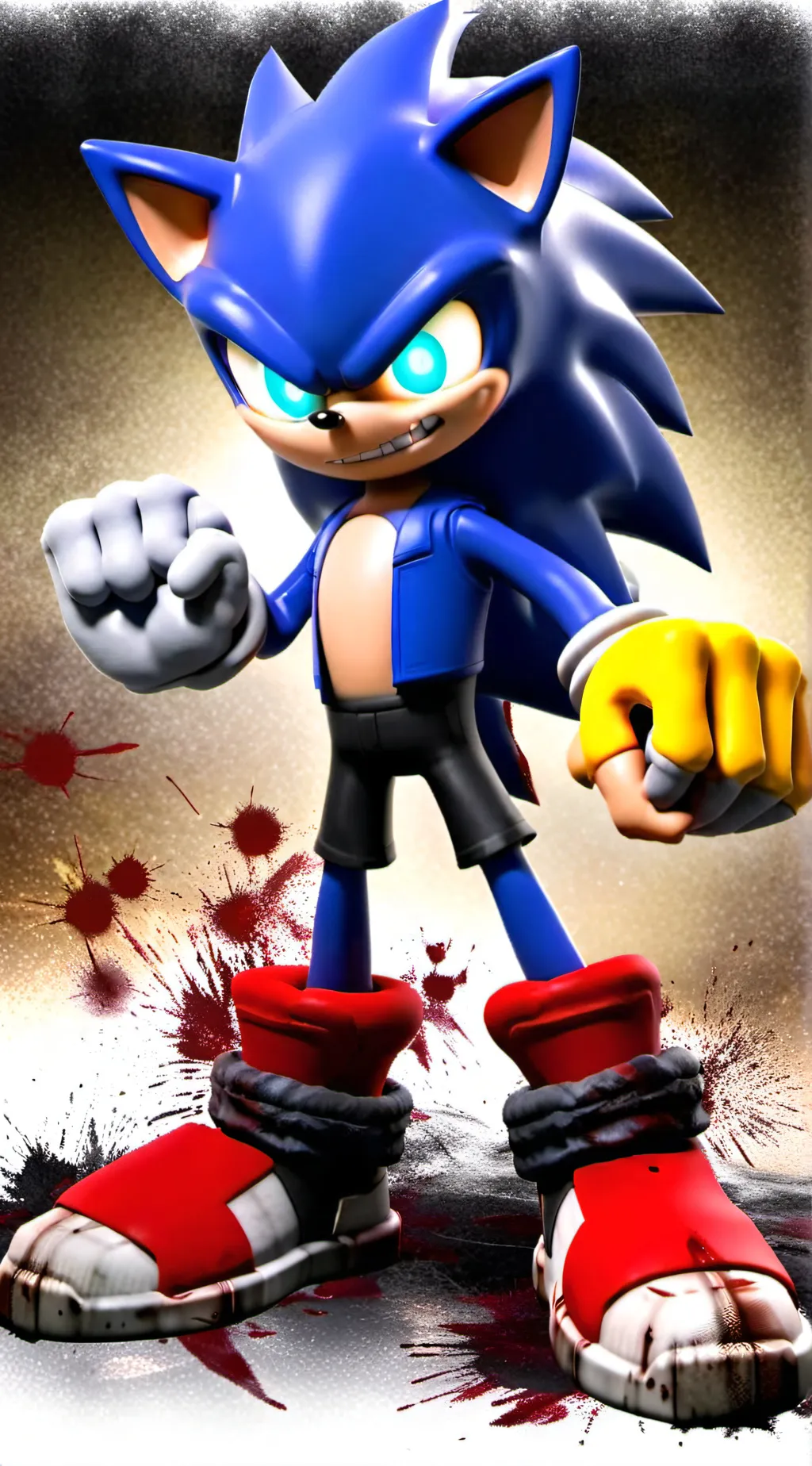 ai character: Sonic.EXE background