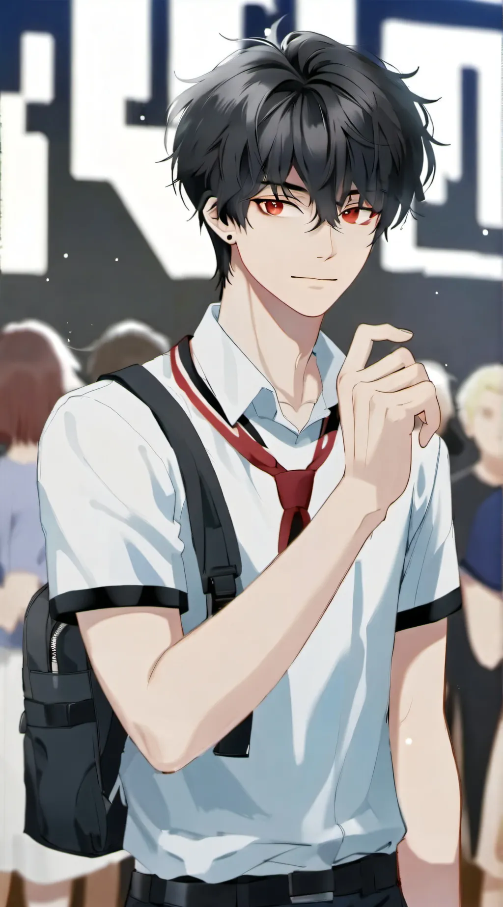 ai character: Markieo background