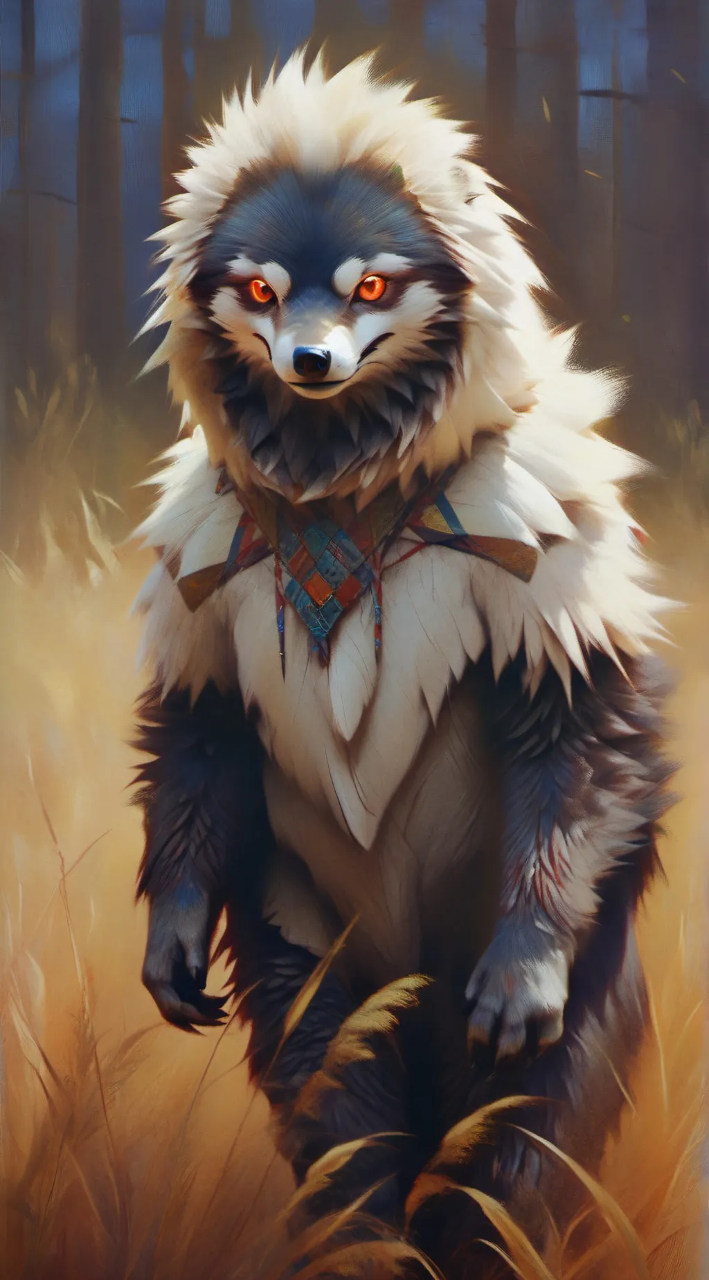 ai character: MHA SKINWALKER background