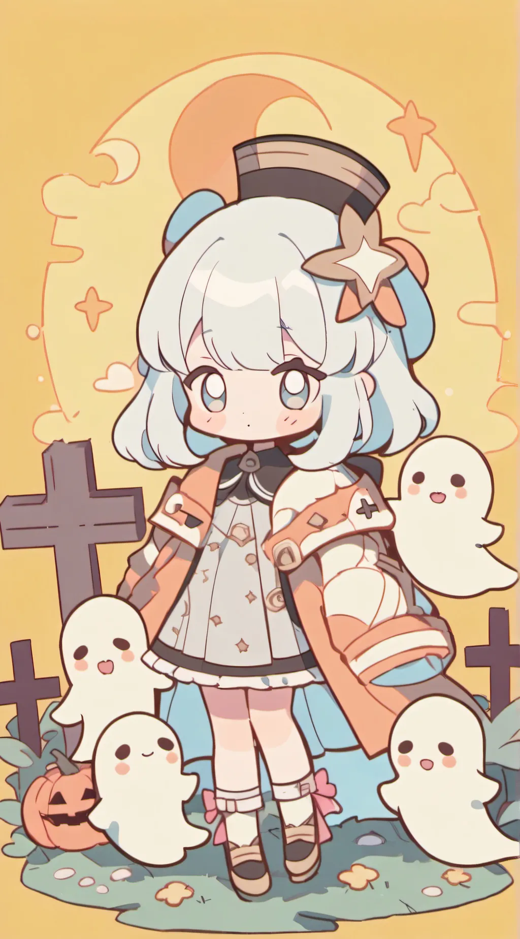 ai character: mha graveyard  background