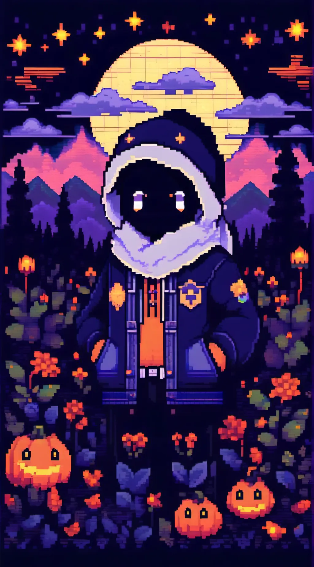 ai character: 🖤krobus🖤 background