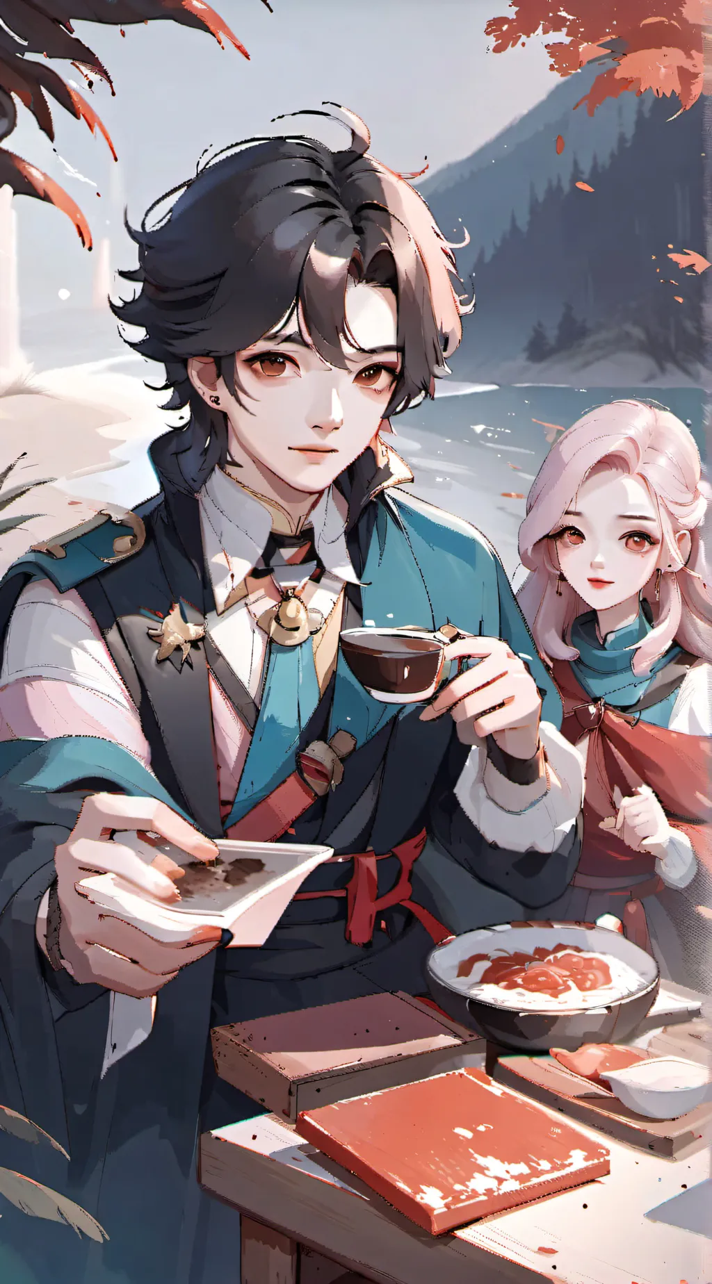 ai character: Parc background