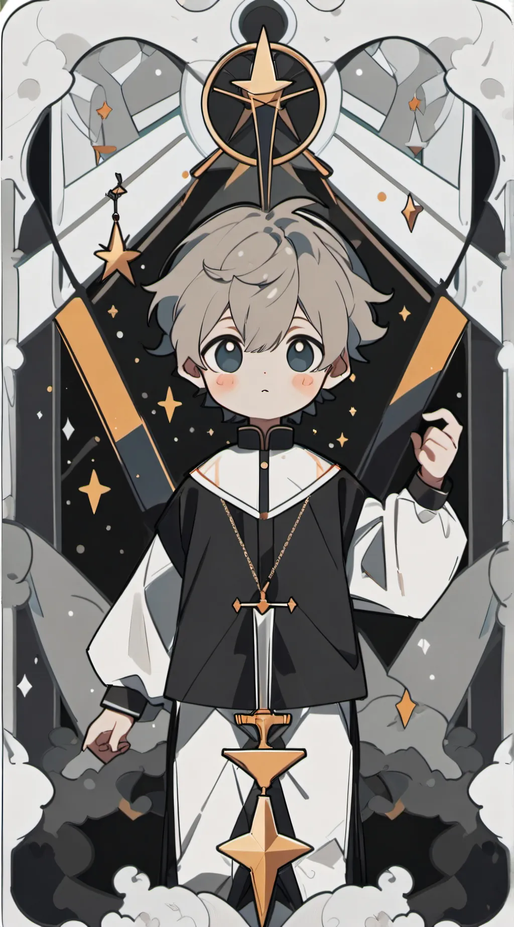 ai character: sharpen background