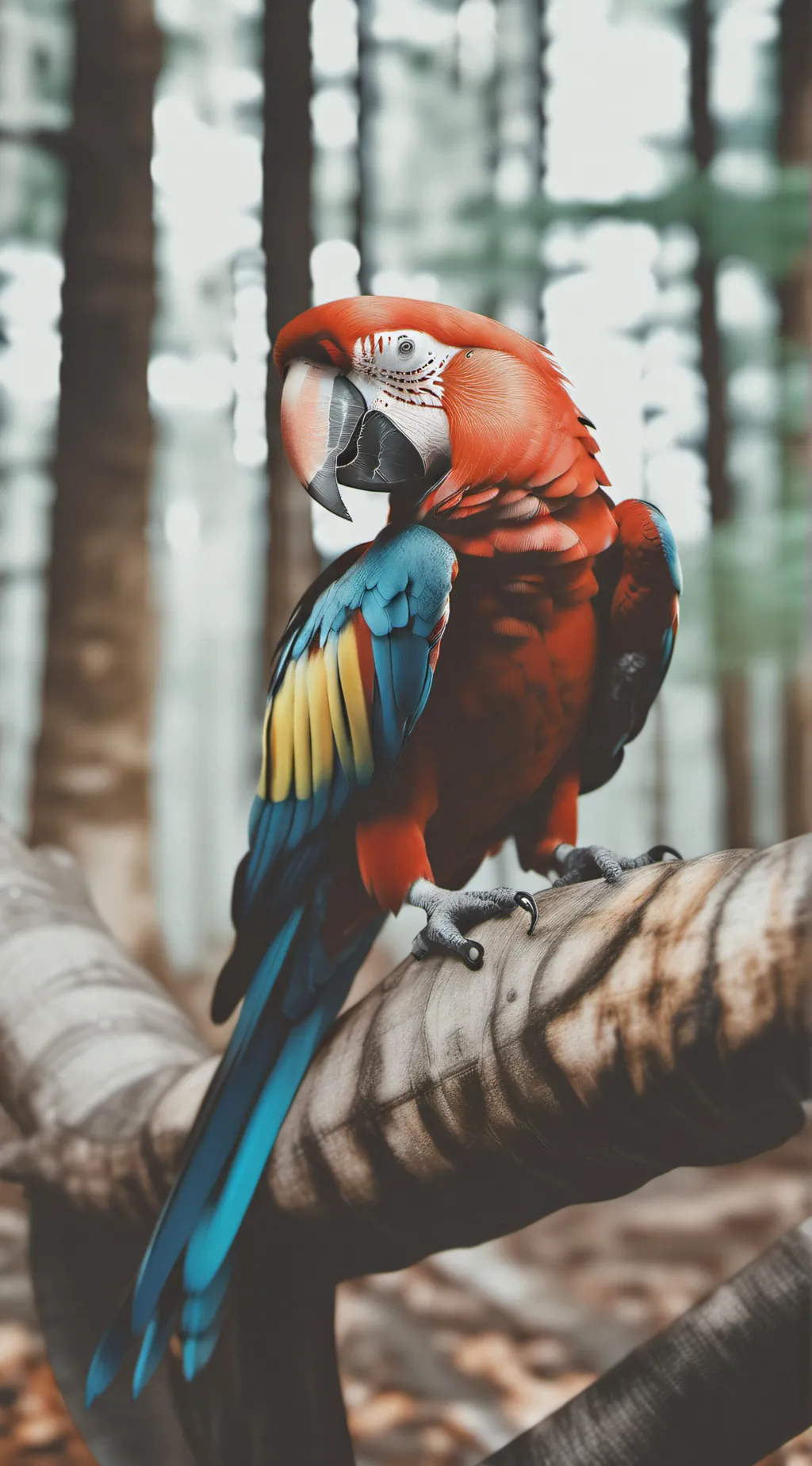 ai character: Parrot background