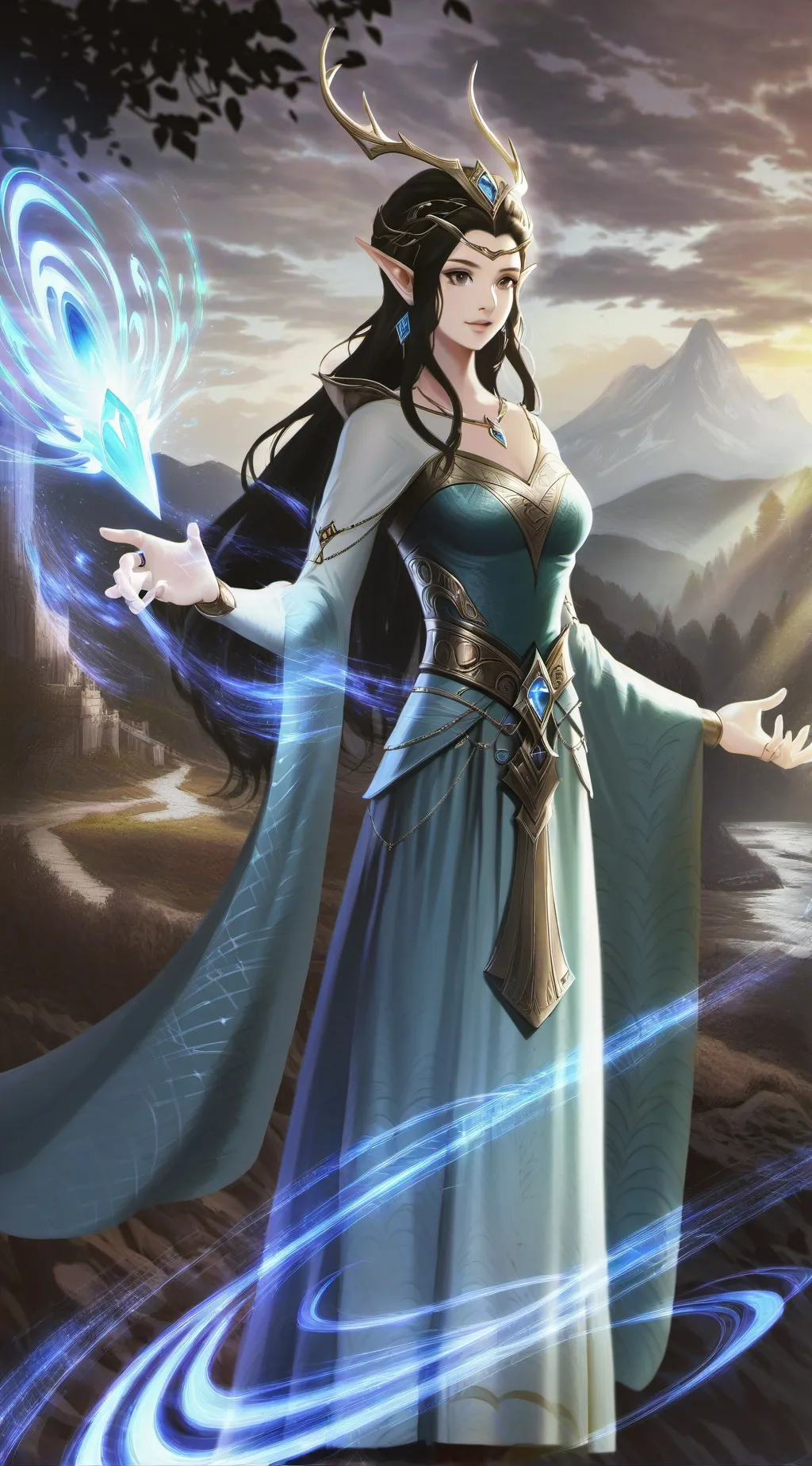 ai character: Elyria Elbereth background