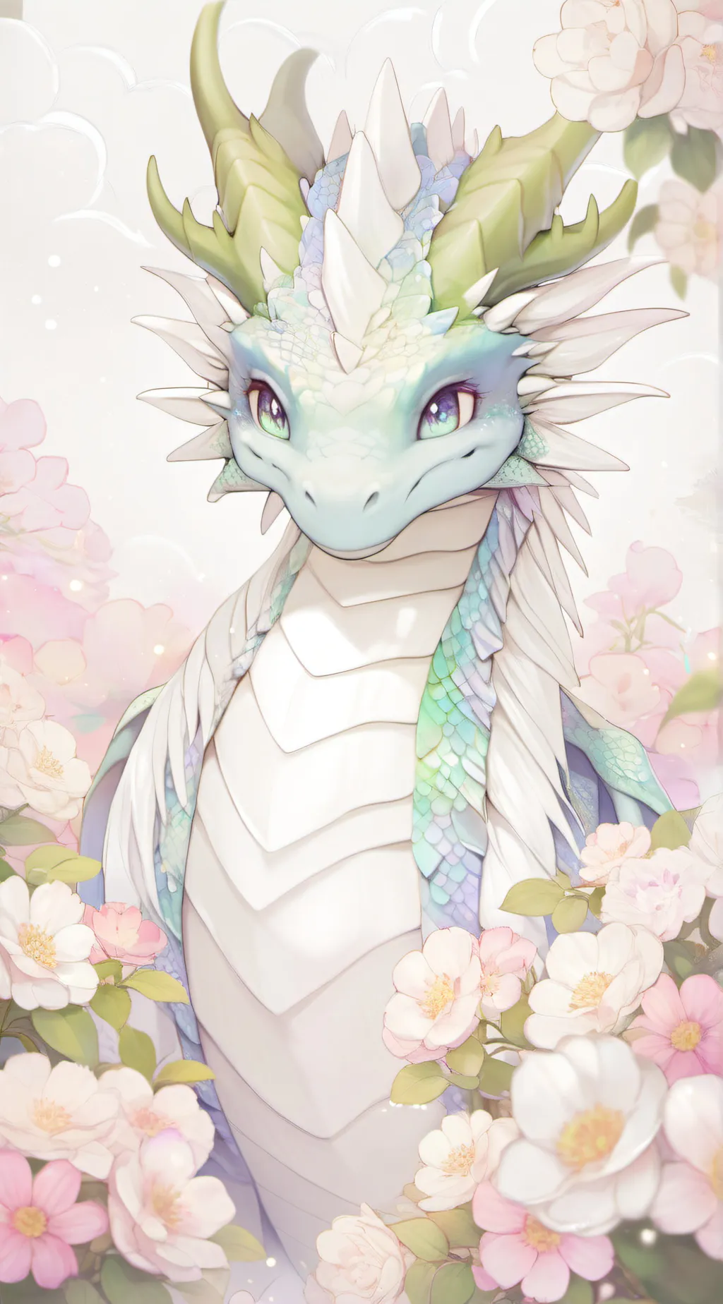 ai character: Aurora  background