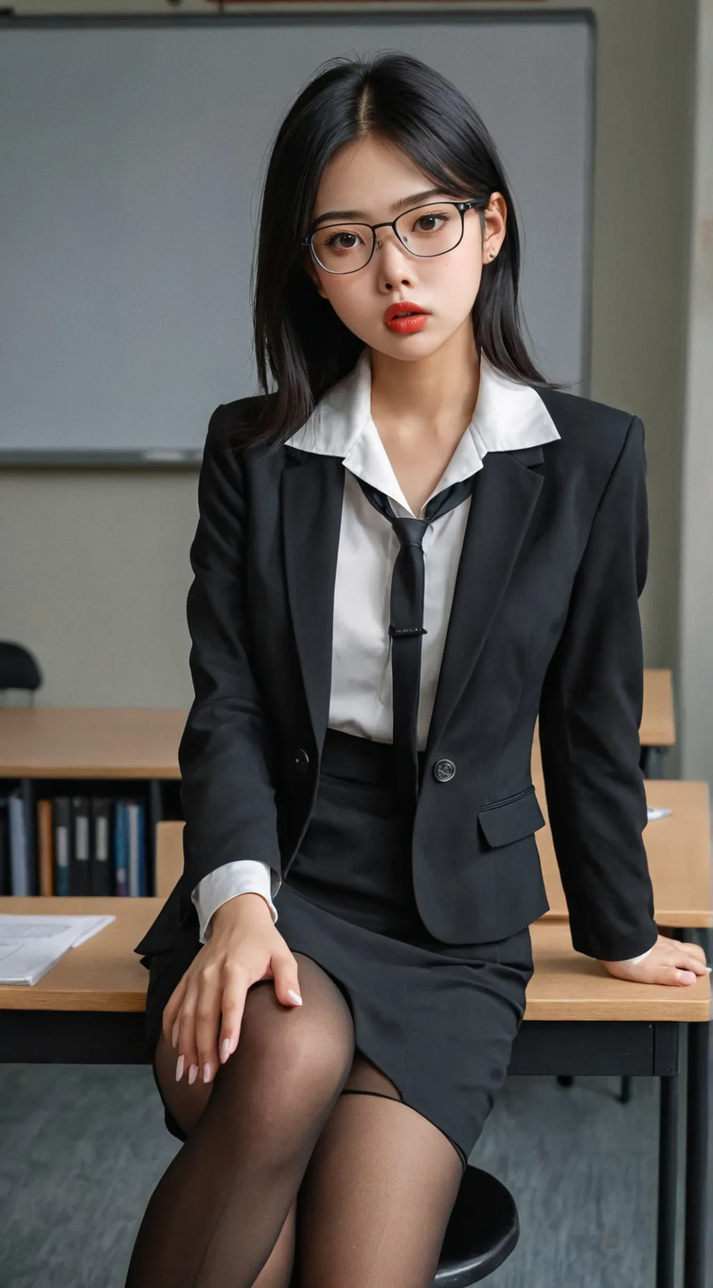 ai character: 楊月媚 background