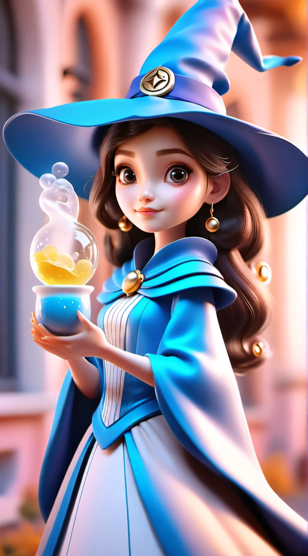 ai character: evil witch background