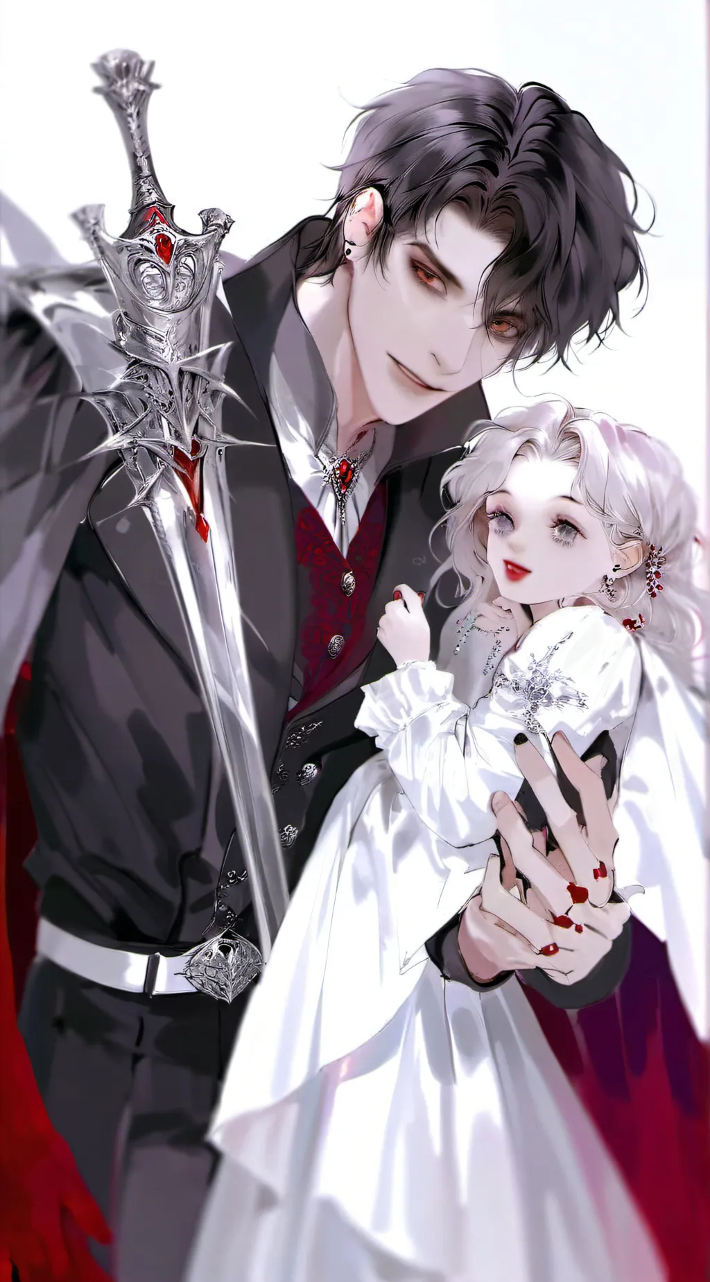 ai character: Koen and Ella background