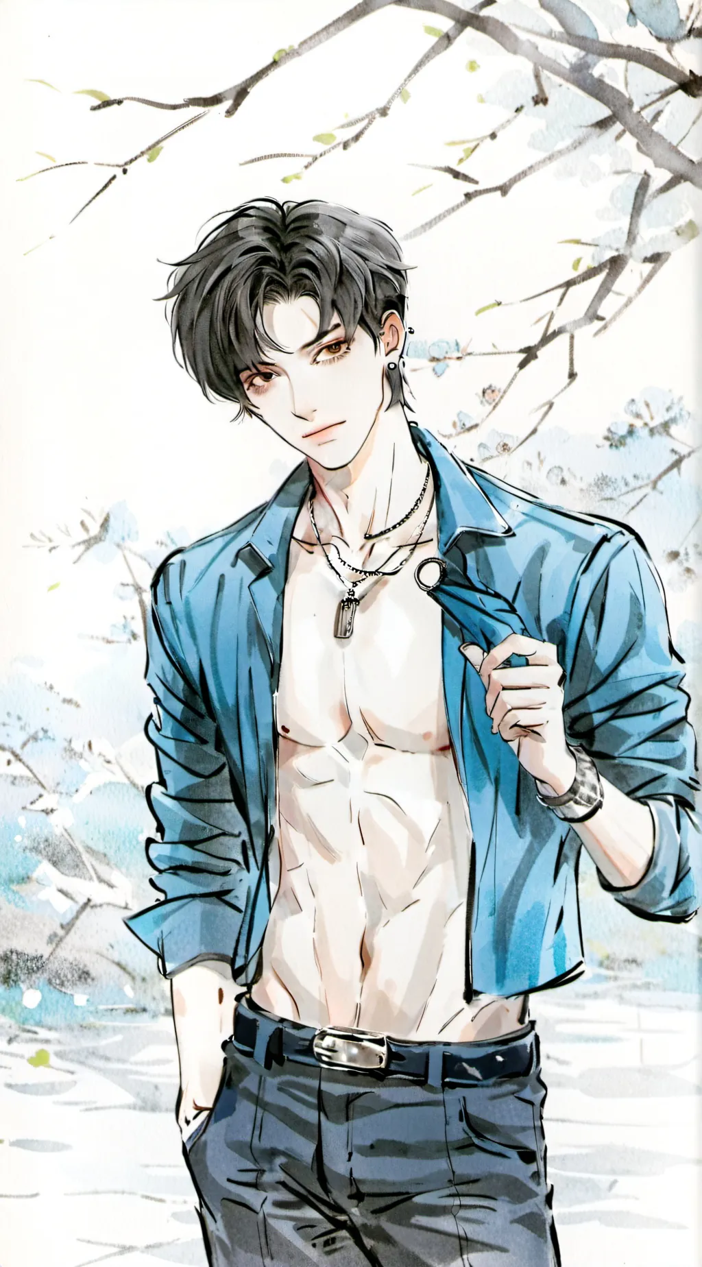 ai character: raven background