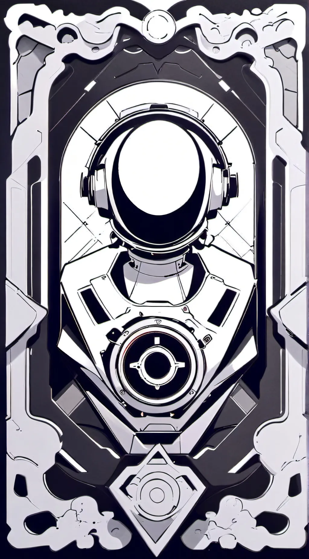 ai character: GLADOS  background