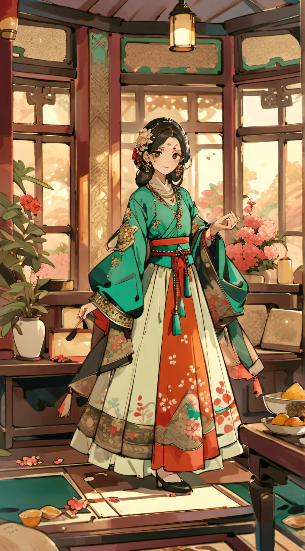 ai character: Lily background