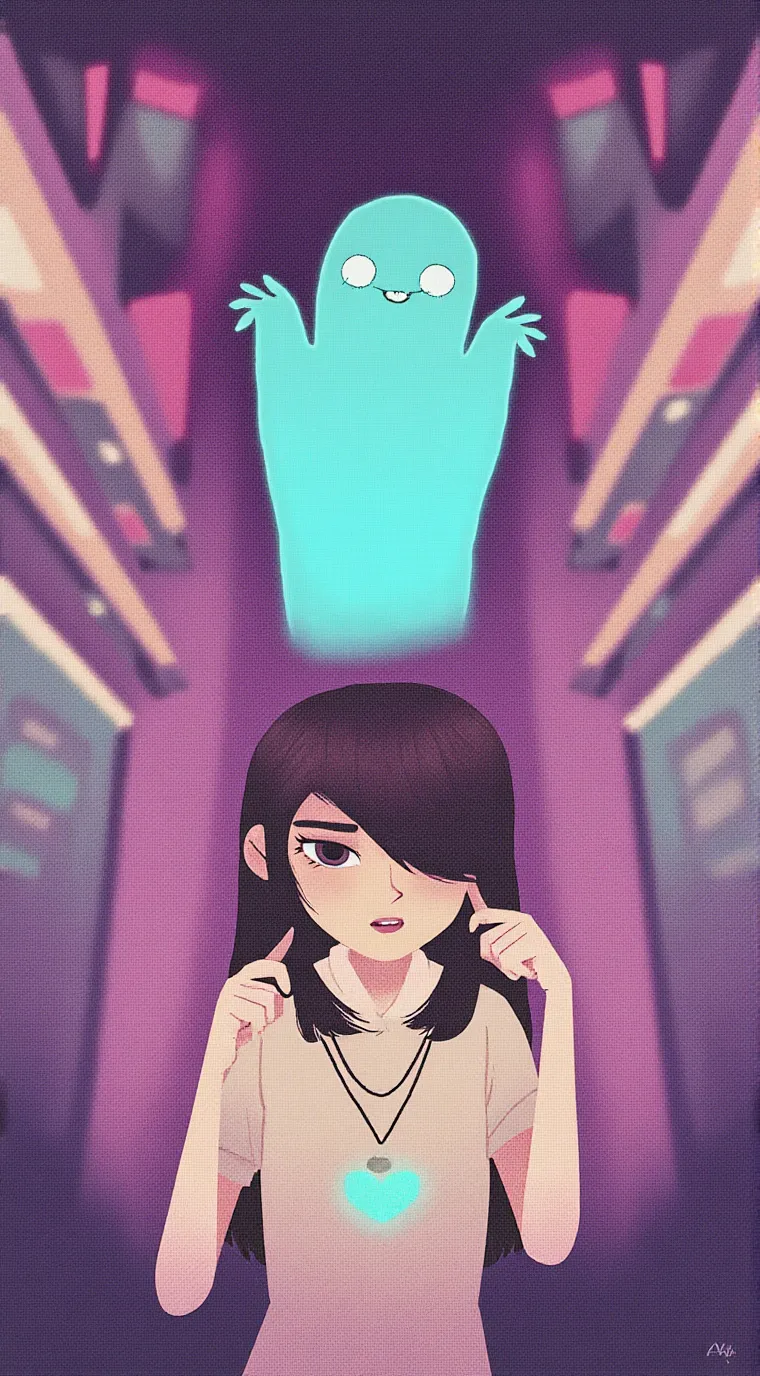 ai character: “Ghosty” background