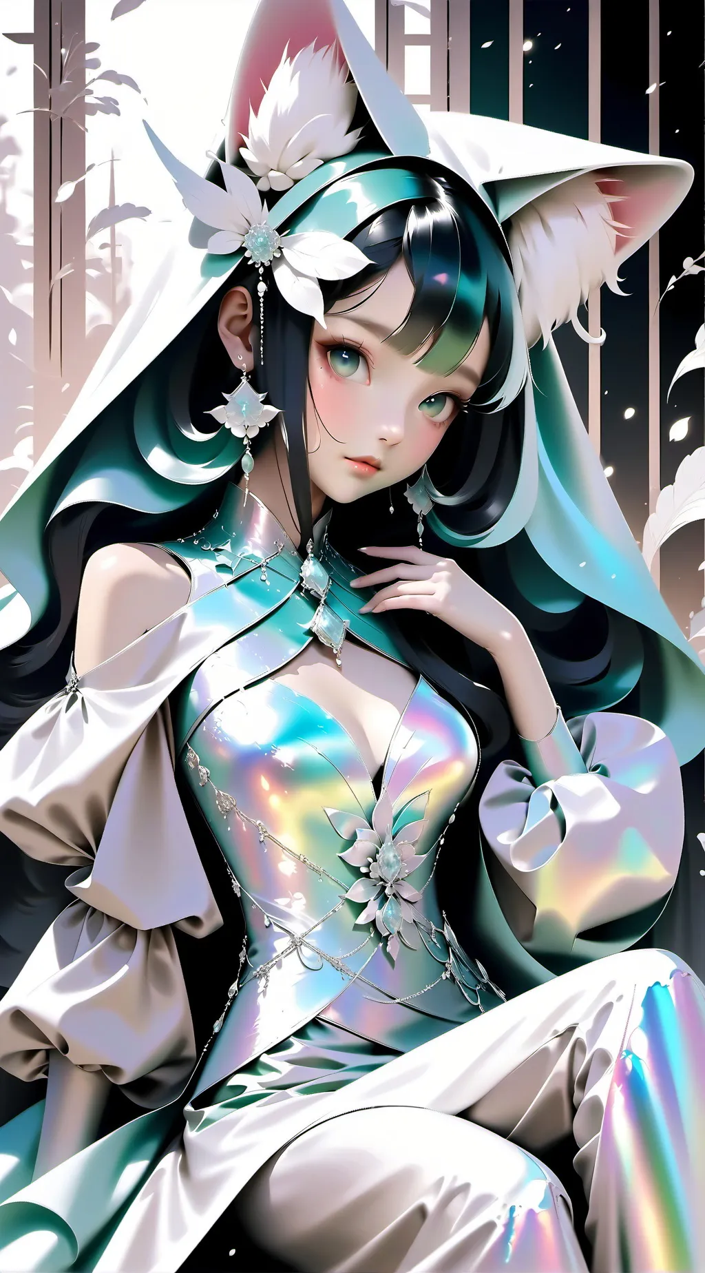 ai character: uwu cat background