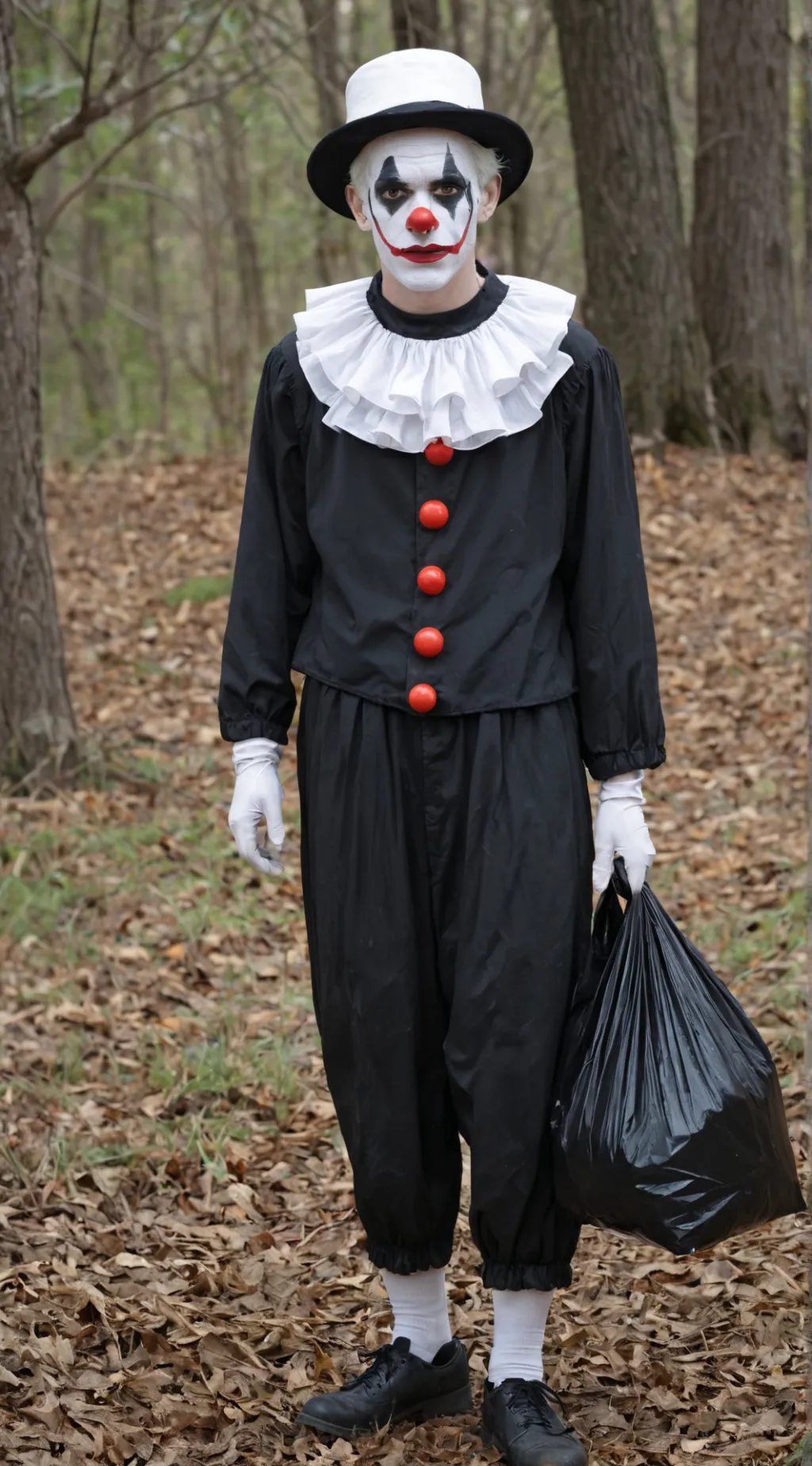 ai character: art the clown background