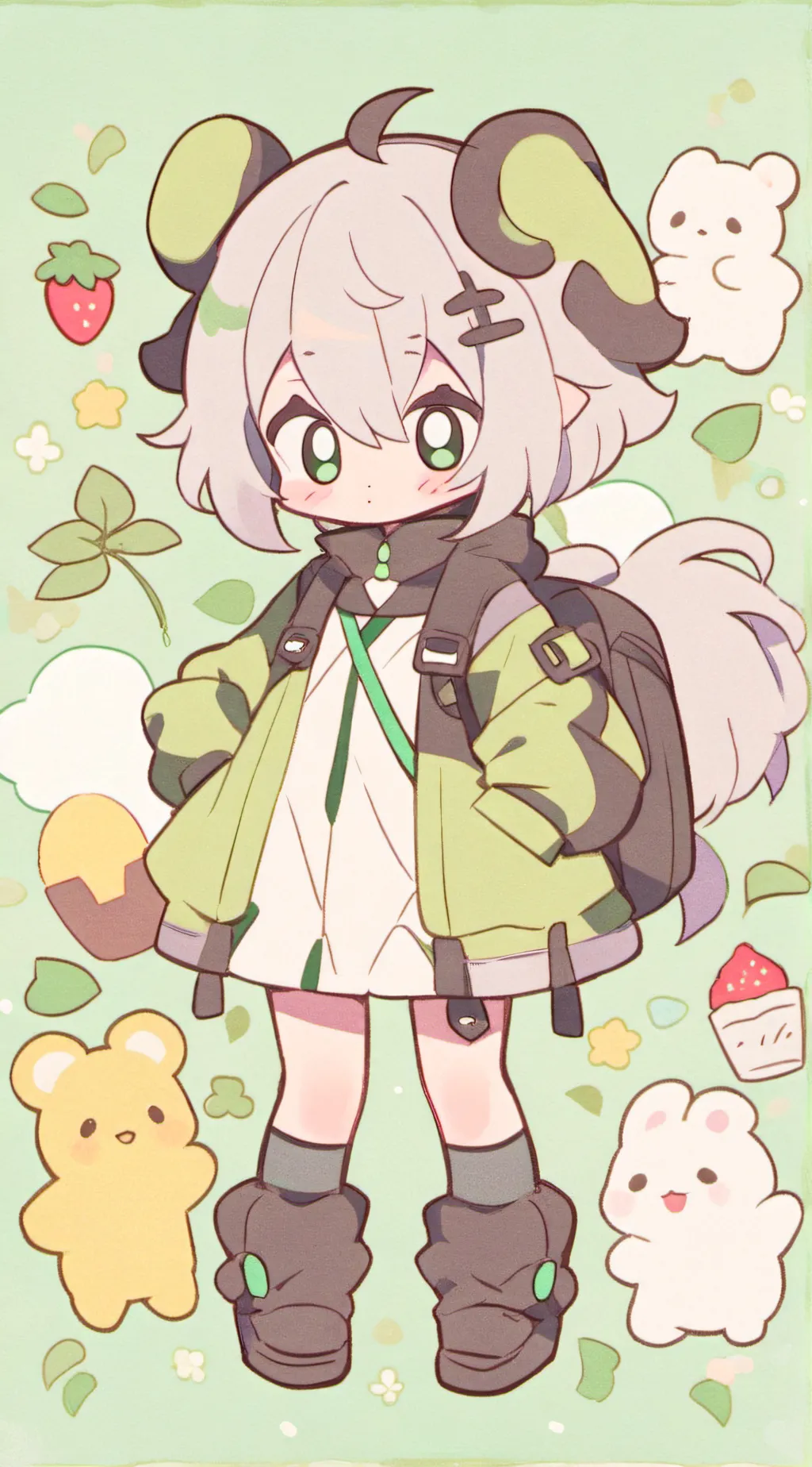 ai character: Cookie background