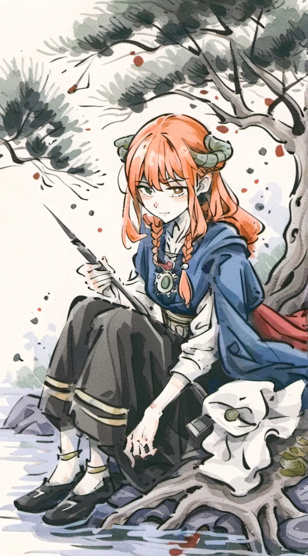 ai character: Serena background