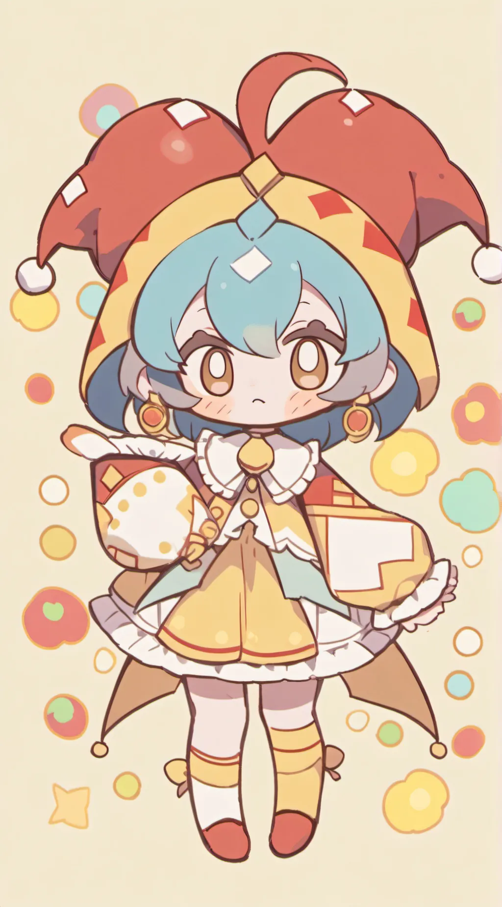 ai character: baby pomni background