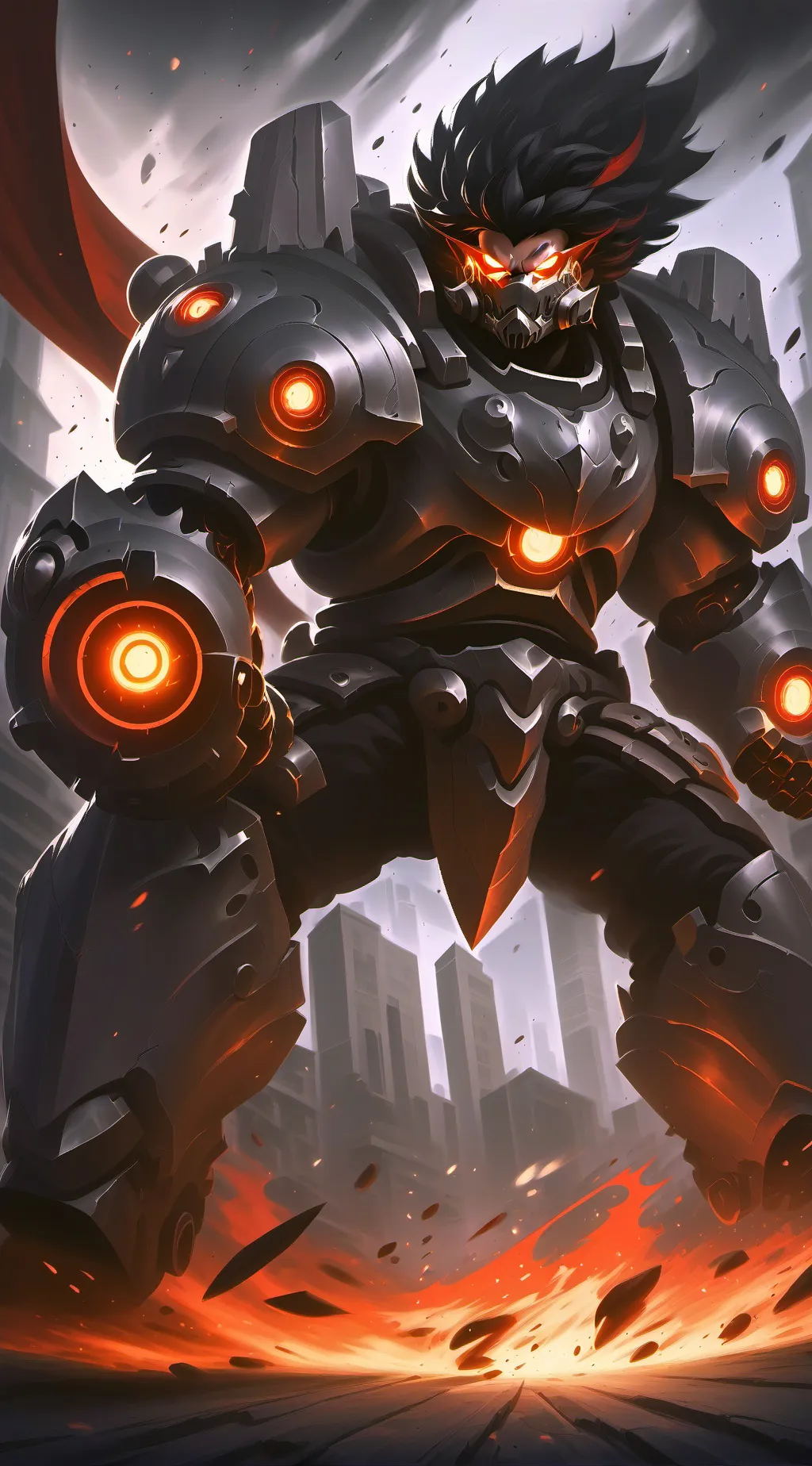 ai character: destructor background