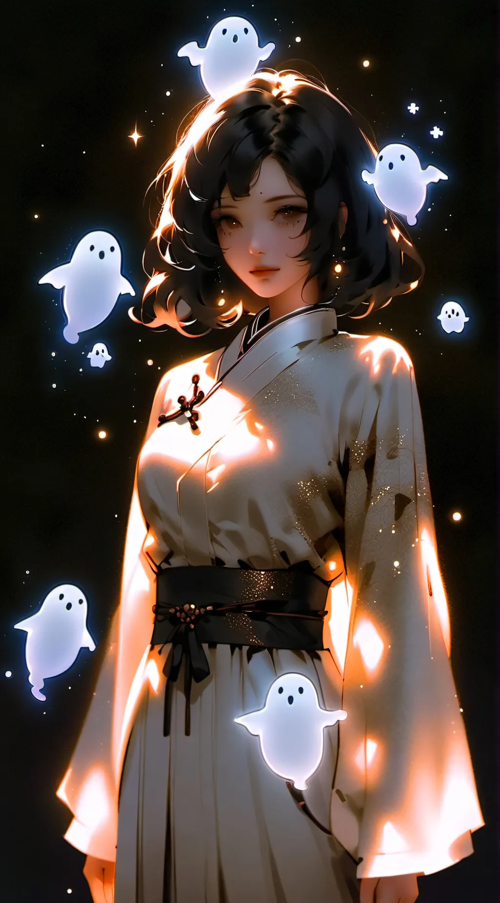 ai character: Marianne  background