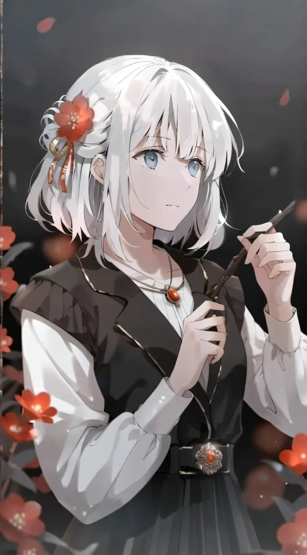 ai character: azelia~• background