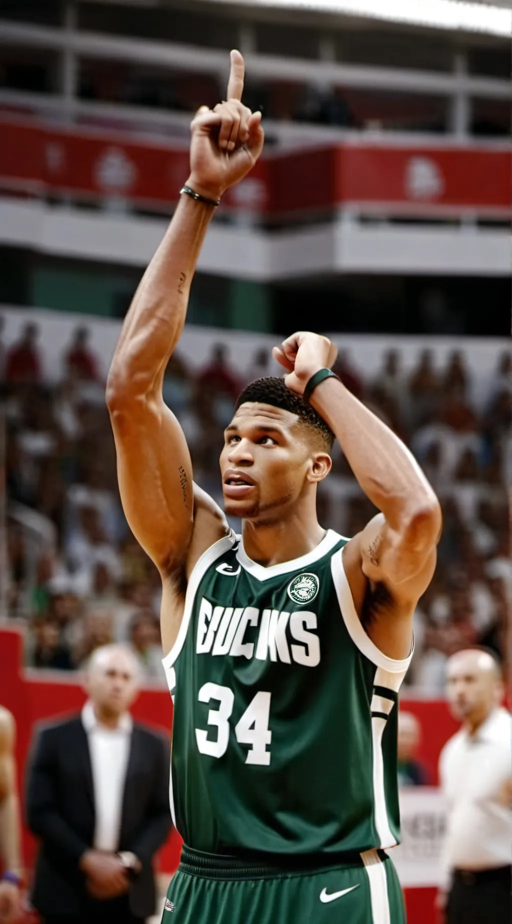 ai character: G.Antetokounmpo background